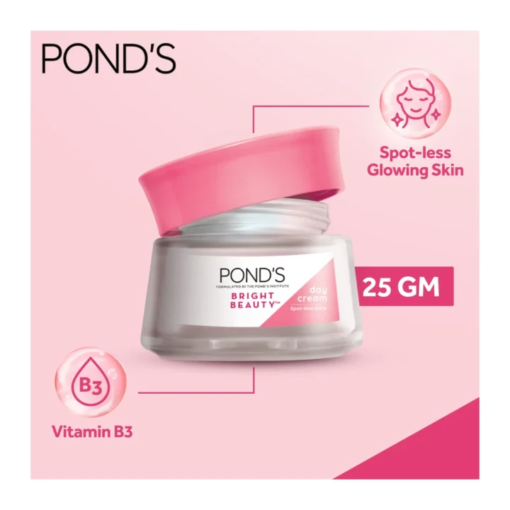 Pond's Bright Beauty Cream Small - Wali Cosmetics Traders