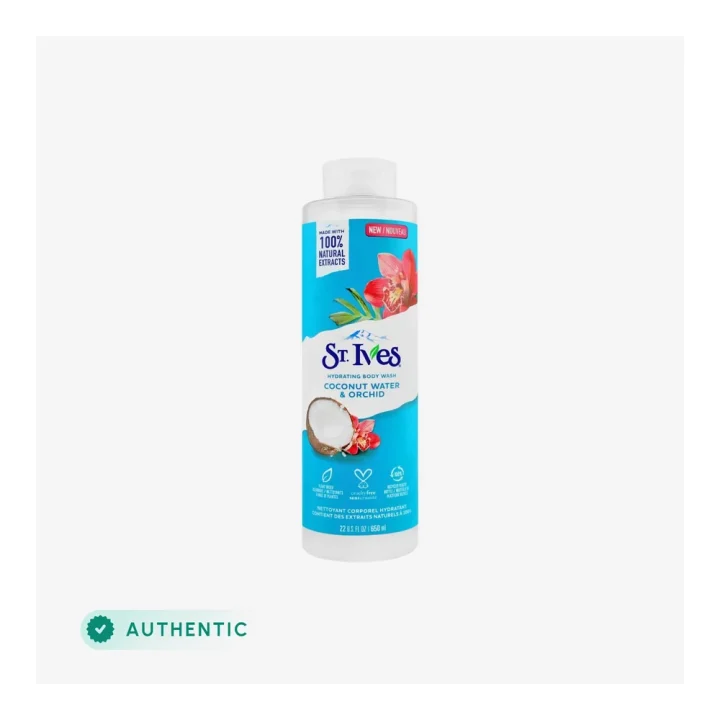 St. Ives Body Wash Coconut Water & Orchid 650ml - Wali Cosmetics Traders
