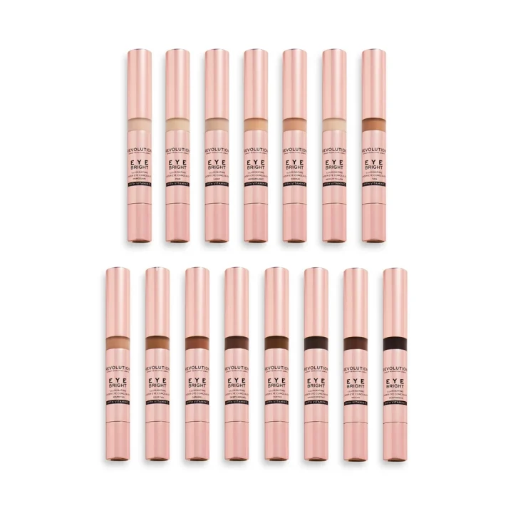 Revolution Eye Bright Illuminating Under Eye Concealer Medium Light 3ml - Wali Cosmetics Traders
